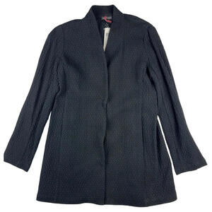 Eileen Fisher Long Tencil Lyocell Textured Cardigan Size S